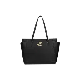 Lavie Signature Carmel Black Solid Tote Bag-image-71