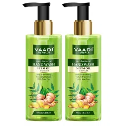 Vaadi Herbals Anti - Bacterial Neem Oil & Ginger Hand Wash - Pack Of 2-image-93