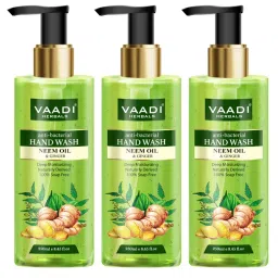 Vaadi Herbals Anti - Bacterial Neem Oil & Ginger Hand Wash - Pack of 3-picture-10