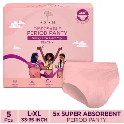 Azah Disposable Period Panties L-XL - Pack Of 5-image-14