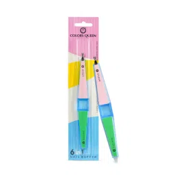 Colors Queen 6-in-1 Nail Buffer, Cuticle Cutter & Pusher-picture-10