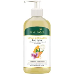 Biotique Ubtan & Collagen Light Gel Oil-Free Body Lotion For Men & Women-image-4