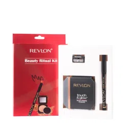 Revlon Beauty Ritual Kit Touch & Glow Moisturising Compact Powder Shade - Natural Matte & Kohl Kajal-picture-19