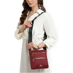 Lavie Miko Women Wine Sling Bag-image-67