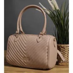 Van Heusen Women Beige Solid Casual Handbag With Detachable Strap-picture-34