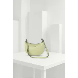 Van Heusen Women Green Solid Casual Handbag-picture-18