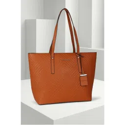 Van Heusen Women Brown Solid Casual Handbag-image-39