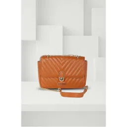 Van Heusen Women Tan Solid Casual Sling Bag-image-63