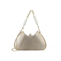 Akiki London Women Bexley Frame Clutch With Detachable Strap -Gold (S)-picture-21