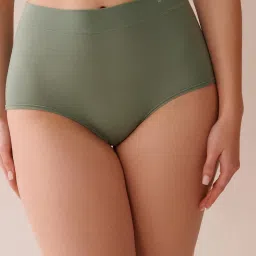 La Vie En Rose Modal High Waist Hip Hugger Panty Green-image-6