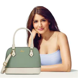 Lavie Pastel Winnie Women Green Dome Handbag with Detachable Strap-picture-35