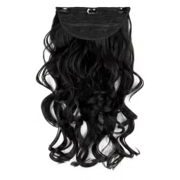 Stasia Street Clip-In 18 Inch Soft Curls Natural Black Hair Extensions-picture-20