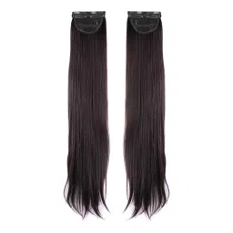 Stasia Street Clip-In 24 Inch Straight Dark Brown Side Patches - Pack Of 2-picture-17
