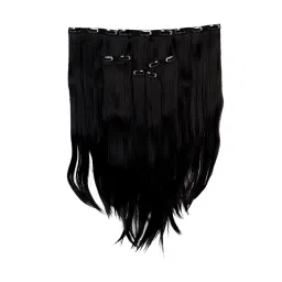 Stasia Street 24 Inch 7 Set Clip-In Volumizer Natural Black Hair Extensions-image-68