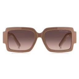 Marc Jacobs Women UV Protected Full Rim Brown Lens Rectangle Sunglasses - 206436NOY55HA (55)-image-9