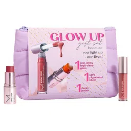 House of Makeup Glow Up Gift Set (Blush + Gloss + Pouch) - For Fair To Light Skin Tone-picture-28