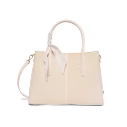 Akiki London Lewisham 34 Handbag with Detachable Strap -Off-White (M)-image-94