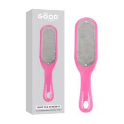 Feel Good Club Stainless Steel Foot File Scrubber Pink Brush-picture-29