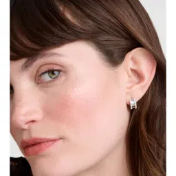 Ted Baker Crystal Roll Huggies Earrings-image-73