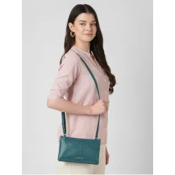 Caprese Suzie Teal Sling Bag (S)-image-13