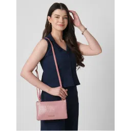Caprese Suzie Pink Sling Bag (S)-image-102