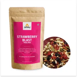 Omay Foods Strawberry Blast, 400g Pouch - Trail Mix-image-47