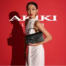 Akiki London Mayfair Flap Satchel Bag With Detachable Strap - Black (M)-image-16