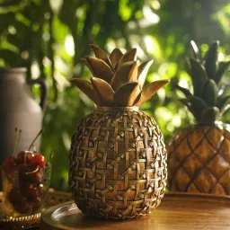 Pure Home + Living Gold Polyresin Pineapple Decor Accent-picture-18