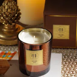 Pure Home + Living Brown Scented Wax Filled Candle Jar - Garden Oud-picture-14