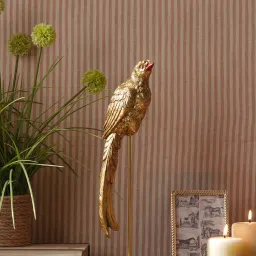 Pure Home + Living Gold Polyresin Bird Figurine-picture-22