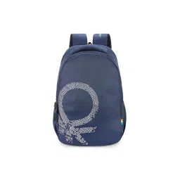 united colors of benetton fashion United Colors of Benetton Calypso 28.512L Polyester Laptop Backpack for Unisex-Navy (M)-picture-23
