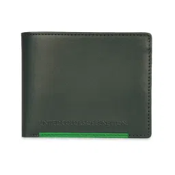 united colors of benetton fashion United Colors of Benetton Men Rfid Protected Kloten Global Coin Wallet - Forest Green-picture-22