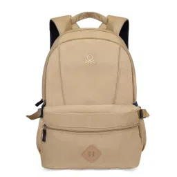 united colors of benetton fashion United Colors of Benetton Unisex Laptop Backpack Mono - Beige-picture-13