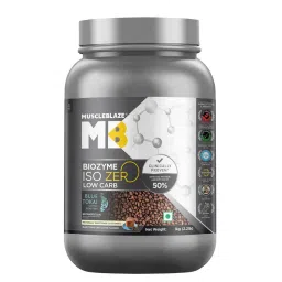 MuscleBlaze Biozyme Iso-Zero, Low Carb Whey Protein Isolate - Blue Tokai Cafe Latte-picture-20