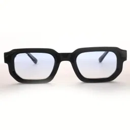 MAGNEQ Unisex UV Protected Rectangle Blue Lens Sunglasses - MG 8109/ C3-picture-23