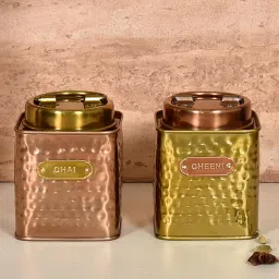 Living With Elan Dabbahs and Days Square Chai, Cheeni Canister -650 Ml Each, Set Of 2-image-73