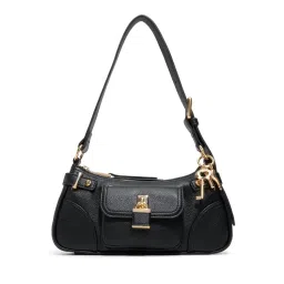 Aldo Beramandra Womens Black Handbag & Charm-image-47