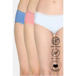 Zivame Low Rise Full Coverage Hipster Panty (Pack Of 3)-picture-45