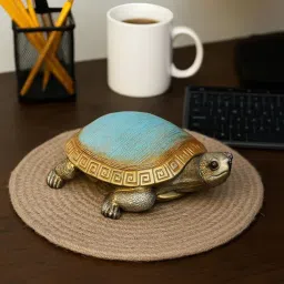 Smokey Cocktail Harmony Shell Turtle Decor-Blue (L)-picture-15