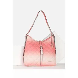 Allen Solly Women Casual Textured Pink Handbag image 1