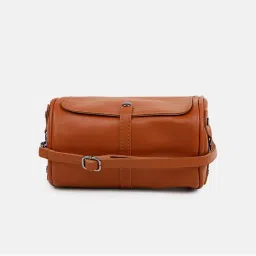 Haute Sauce Women Tan Solid Sling Bag-image-38