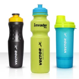 Vector X Sports Combo of Protein Shaker & Water Sippers Pack of 3 (700 ml)-picture-11