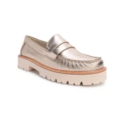 Aldo Marguenat Women Gold Loafers image 1