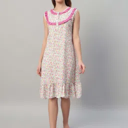 SEPHANI Women Pink Nightdress image 1