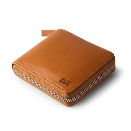 DailyObjects Tan Leather Zip Wallet-picture-34