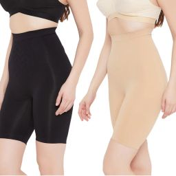 Secrets By ZeroKaata Women Tummy Tucker & Thigh Shaper Multicolor-picture-30