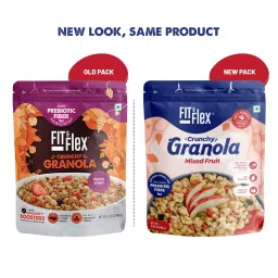 Fit And Flex Baked Granola Breakfast Cereal - Mixed Fruit - 450g | Pack of 2 image 5