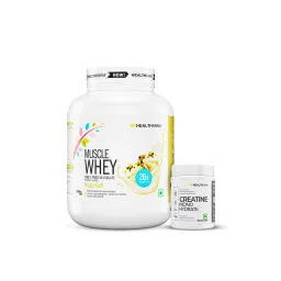 Healthfarm Muscle whey Malai Kulfi 1.81kg + Creatine 100gms Combo-image-14