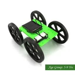 DIY Mini Solar Car Kit 4 Wheel Drive (Green Chassis)-picture-28