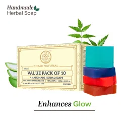 Khadi Natural Soap for Tanned, Irritated and Tired-Looking Skin Pack of 10-picture-8